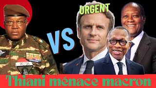 THIANI MENACE EMMANUEL MACRON 