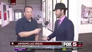 Arte Collective on a Fox News at Art Expo Las Vegas