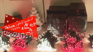 Mr. Christmas 2007 | Deluxe Lights and Sounds of Christmas ~ ALL SONGS (Flash warning!)