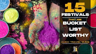 Vibrant Festivals: Earth's Transformation into a Colorful Canvas