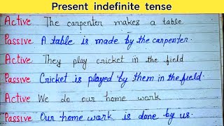 Active Voice से Passive Voice बनाना सीखें |Active Voice Passive Voice kaise banaye