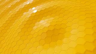 Hypnotic Yellow Hexagon Wave – Stunning 4K Live Wallpaper Background