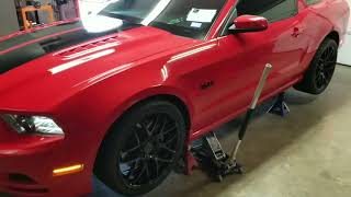 Barton Hybrid Shifter Install 13 Mustang GT