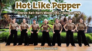 Hot Like Pepper - Line Dance - Choreo:Karl-Harry Winson (UK) - January 2026