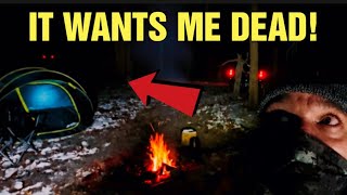 (I WAS ATTACKED!) MY MOST TERRIFYING NIGHT WINTER SOLO CAMPING 
