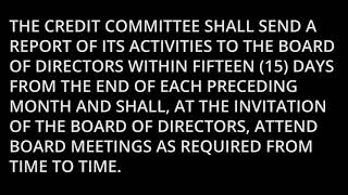MCCU Special Resolution- Proposed Amendments to the Credit Union’s Rules