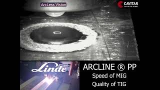 Linde ARCLINE PP Aluminum Weld -  ArcLess Vision by Cavitar Welding Camera