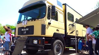 MAN 4x4 Expedition Camper Truck - Interior, Exterior, Details  - Camping & Caravan Expo 2024