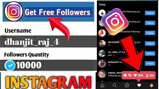 Get Free Followers | Instagram followers kaise badhaye | Instagram par follower kaise badhaye