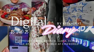Digital Diary Vlog ~ brunch, gloss, Elio & JURASSIC WORLD ~ Introvert Diaries Vlog | KitKainat