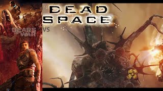 GEARS 5 vs DEAD SPACE Final boss Fight & Ending Comparison