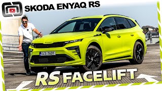 Škoda Enyaq RS Facelift 2025 | Sharper Design, More Tech & Driving Dynamics Review
