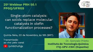25º Webinar PRH50.1 PPGQ/UFRGS - Single-atom catalysis