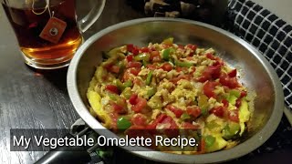 Vegetable Omelette | Vegetable Omelette Recipe.