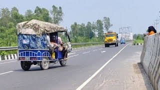 ঢাকা - টাঙ্গাইল মহাসড়কে গাড়ির গতিবেগ ঘন্টায় প্রায় ৮০ থেকে ৯০ কিলোমিটার