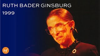 Justice Ruth Bader Ginsburg addressing 1999 IWF Global Conference and Gala