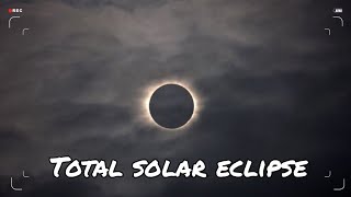 Total Solar Eclipse 2024 at Texas Full video #solareclipse #viral #trending