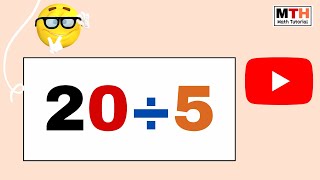 20 divided by 5