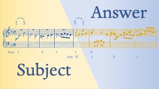 Fugue Subjects and Answers || Imitative Counterpoint 3