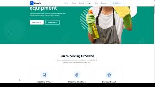 Hexafy  Cleaning company WordPress Theme floor cleaning cleaning