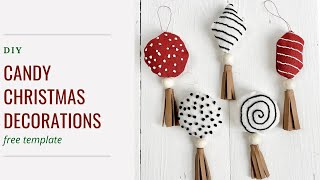 Candy Christmas Decorations DIY