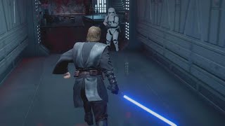 Anakin Skywalker fights The First Order in Star Wars Battlefront II (4K HD)