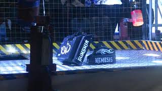UWU Robot Battle 2019 - Ep17: Battle Round 4 [Part1] (Nemsis Vs Gungnir)