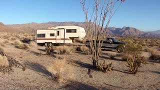 Wind & Dust Storm while RV Camping - Borrego Springs, California