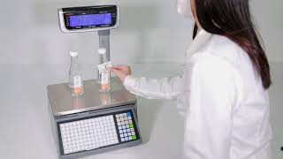 [Product Display] RLS1000C Digital Commercial Scale with Label Printer for Supermarket Retail