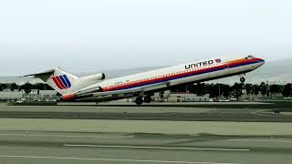 X-Plane 11 | FlyJSim 727-200 | Boise Takeoff
