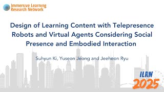 Design of Learning Content with Telepresence Robots and Virtual Agents Considering Social Presence