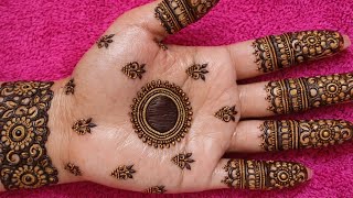 Very Simple & Easy Front Hand Mehndi Design | Simple Mehndi Design | Mehndi Design 