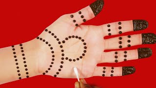 Buds Mehndi Design - Easy Mehndi Design Trick - Simple Mehndi Design Trick For Beginners - Mehandi