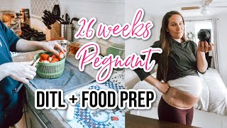 DAY IN THE LIFE 26 WEEKS PREGNANT 2021 + HEALTHY FOOD PREP | PATRICIA MARIE