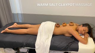 ASMR: Traditional Thai Hot Salt Clay Pot Massage for Deep Relaxation!