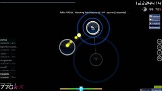 [osu!] dj TAKA - quaver (crescendo) 1424 combo 502pp!!! (#1 for now)