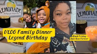 FAMILY DINNER | LEGENDS BIRTHDAY | CLEAN WITH ME | ROSE FOREVER #roseforever 