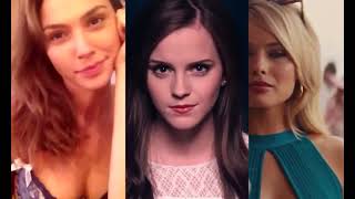 gal gadot, emma watson, and margot robbie