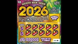 $2 - 2026 HAPPY NEW YEAR! - NEW TICKET TUESDAY!  FLORIDA Lottery Scratch Off instant