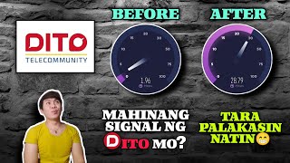 HOW TO IMPROVE DITO SIM INTERNET SPEED? | JAMES VIZCARRA TV