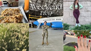 Weekend Vlog | Air Force | Gym