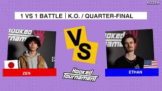 Zen Kajihara VS Ethan Turner | Top 16 Tricking Battles | Hooked Tournament 2022