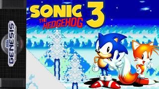 Sonic The Hedgehog 3 Game Play Walk Through part #5 Ice Cap Zone 