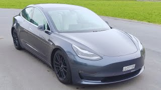POV Tesla Model 3 Performance Drive: Daily Commute, Launches, and Swiss Roads