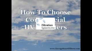 How To Choose Commerical HVAC Filters