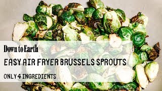 Easy Air Fryer Brussels Sprouts Recipe | Only 4 Ingredients!