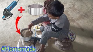 Homemade Millet Grinding machine Rice mill Chenwetnyu MON NAGALAND