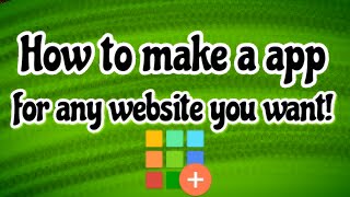 How to make ShortCut App for any website