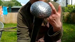 Carbon fibre composite self defence walking stick