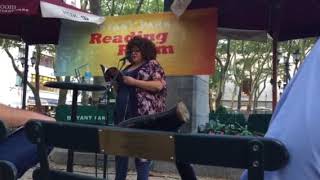 Yesenia Montilla Reading at Bryant Park, 2017